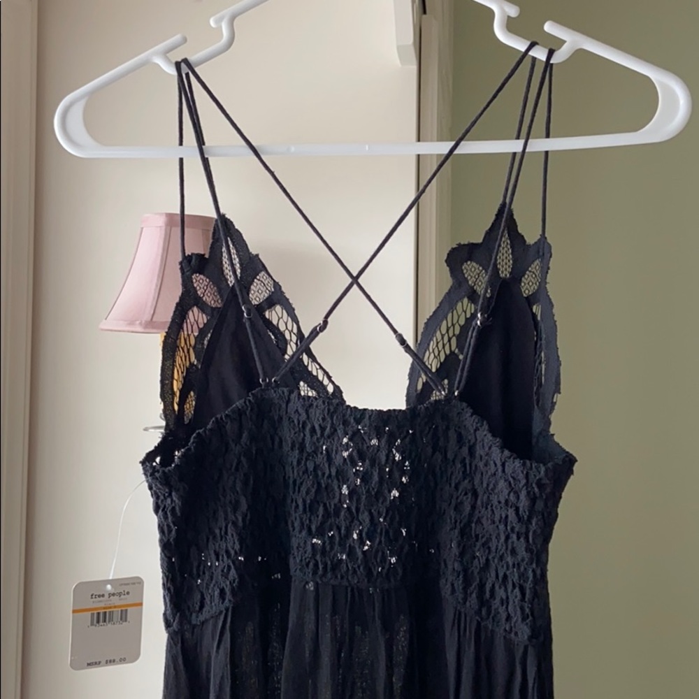 Free People Adella Slip in Black - Picture 8 of 8